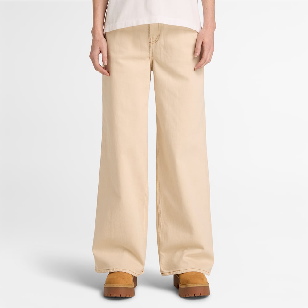 デニム ワイド レッグ パンツ レディース image number 1