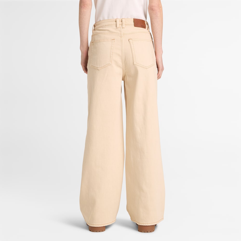 デニム ワイド レッグ パンツ レディース image number 6