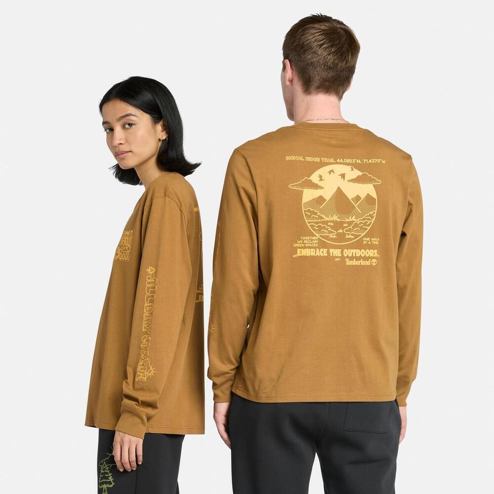 長袖 "All Day Outside" Tシャツ ユニセックス image number 2