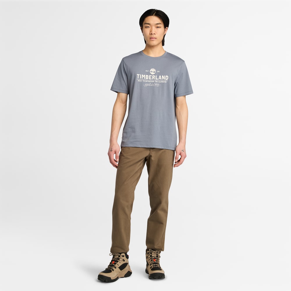 半袖 ワーク グラフィック Tシャツ メンズ image number 1