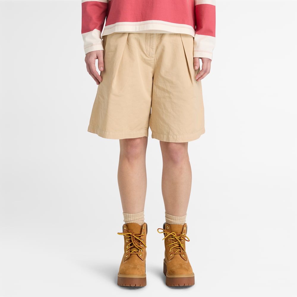 コットンリネン ショーツ レディース image number 1