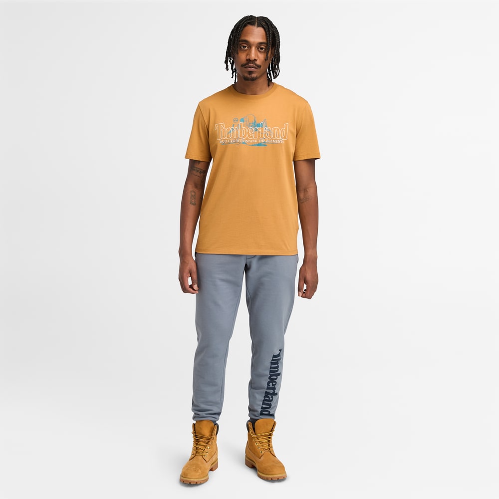 半袖 フロント グラフィック Tシャツ メンズ image number 1