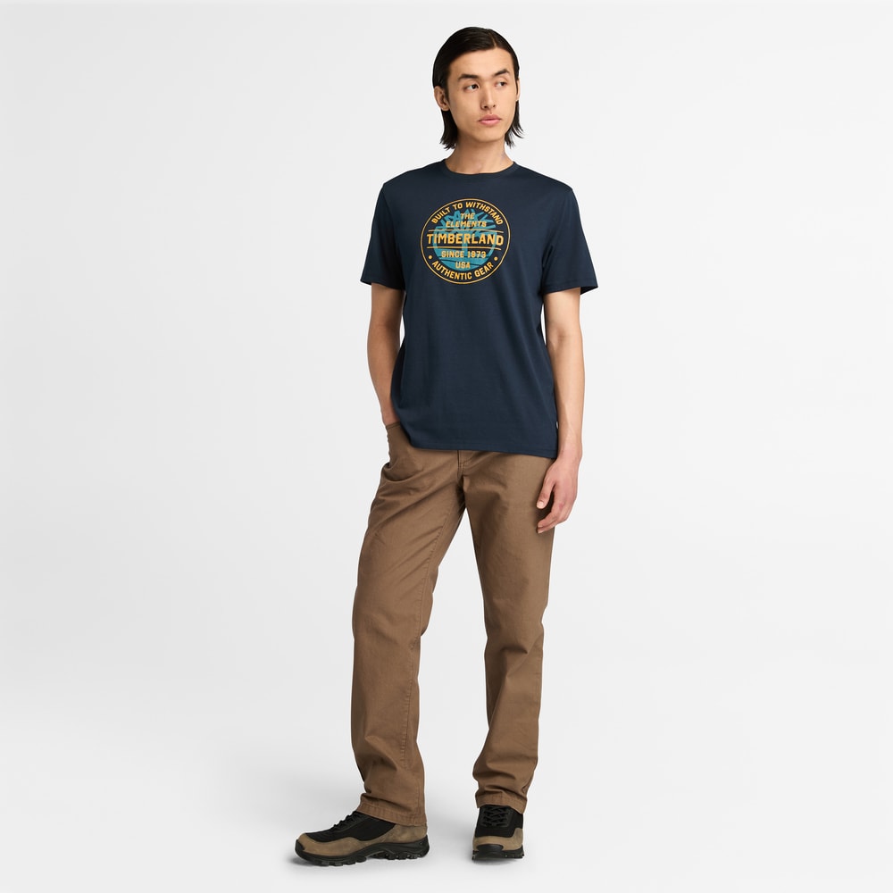 半袖 サークル グラフィック Tシャツ メンズ image number 1