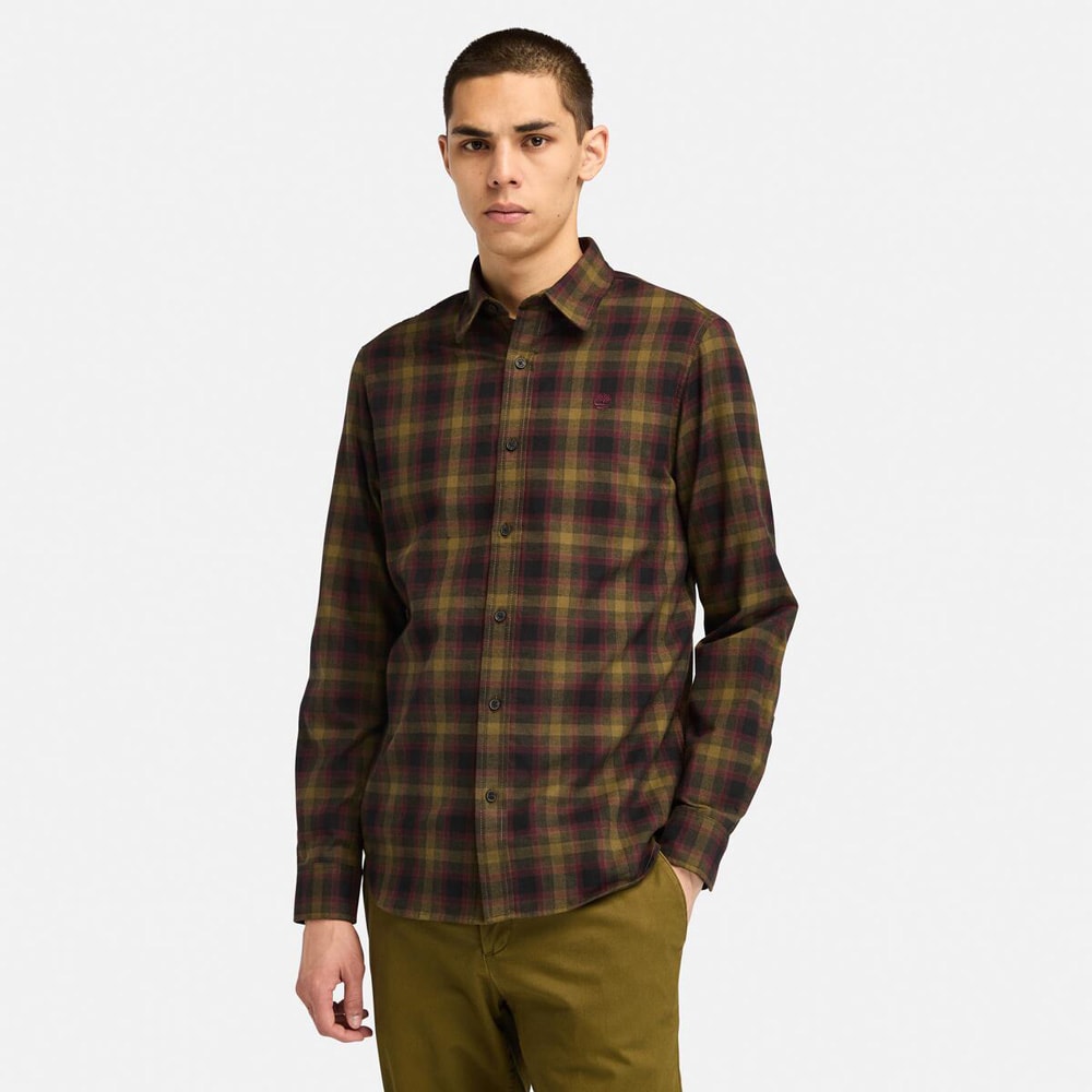 ヘリンボーン フランネル チェック シャツ メンズ ｜【Timberland公式