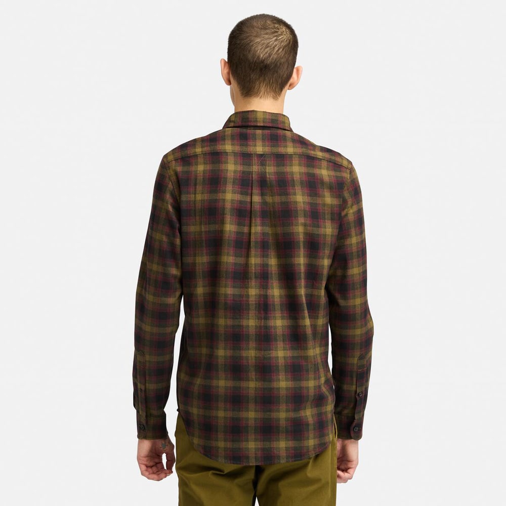 ヘリンボーン フランネル チェック シャツ メンズ ｜【Timberland公式