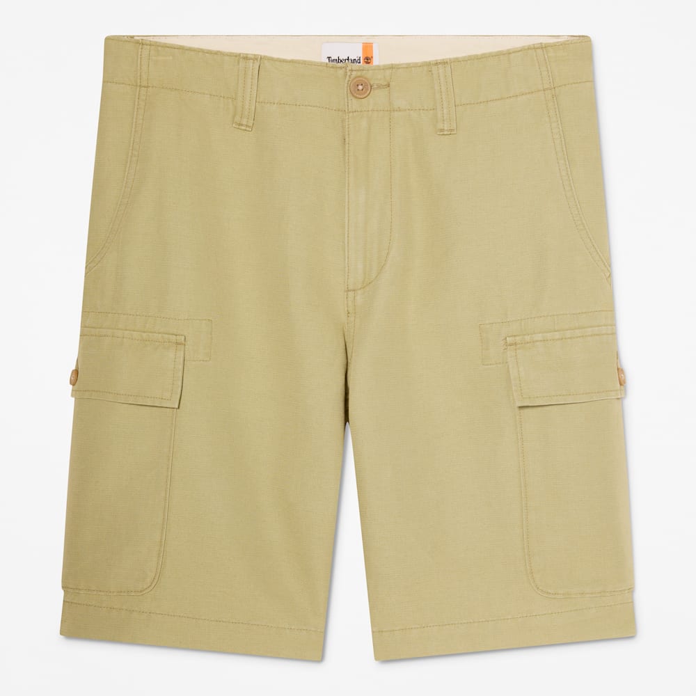 コットンリネン カーゴ ショーツ メンズ image number 0