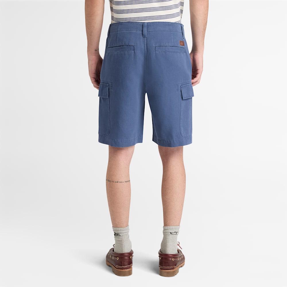 コットンリネン カーゴ ショーツ メンズ image number 4