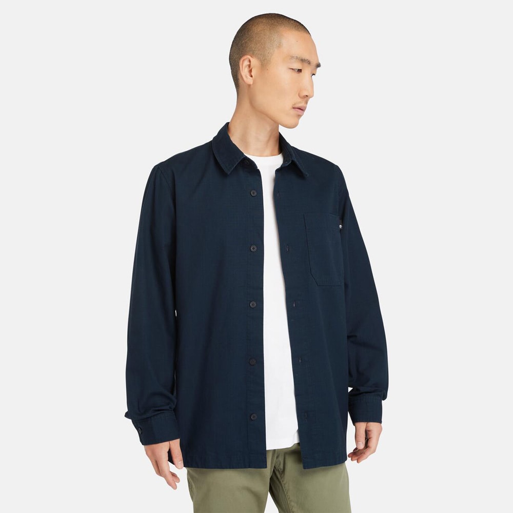 長袖 リップストップ オーバーシャツ メンズ image number 0