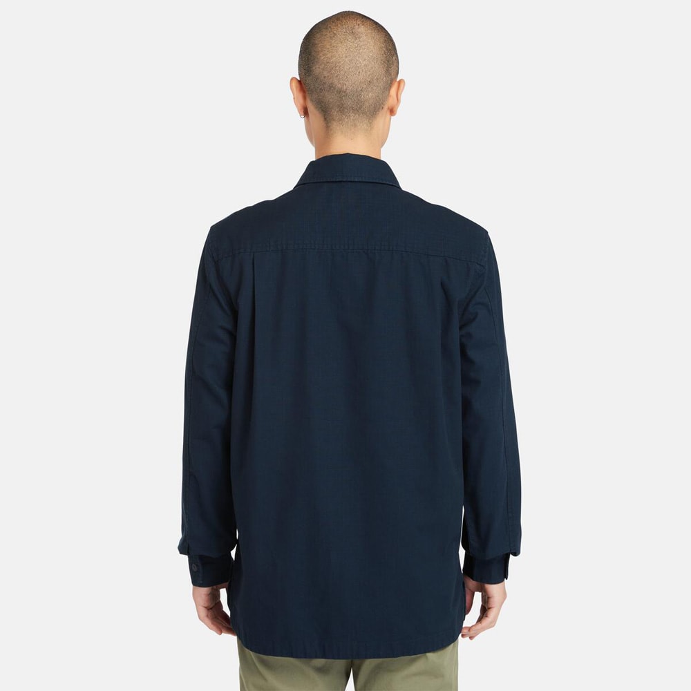 長袖 リップストップ オーバーシャツ メンズ image number 2