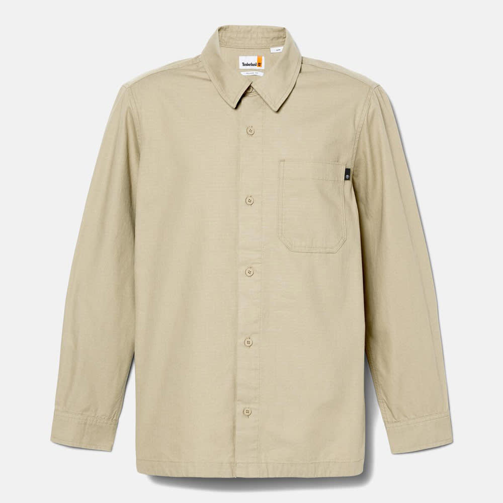 長袖 リップストップ オーバーシャツ メンズ image number 3