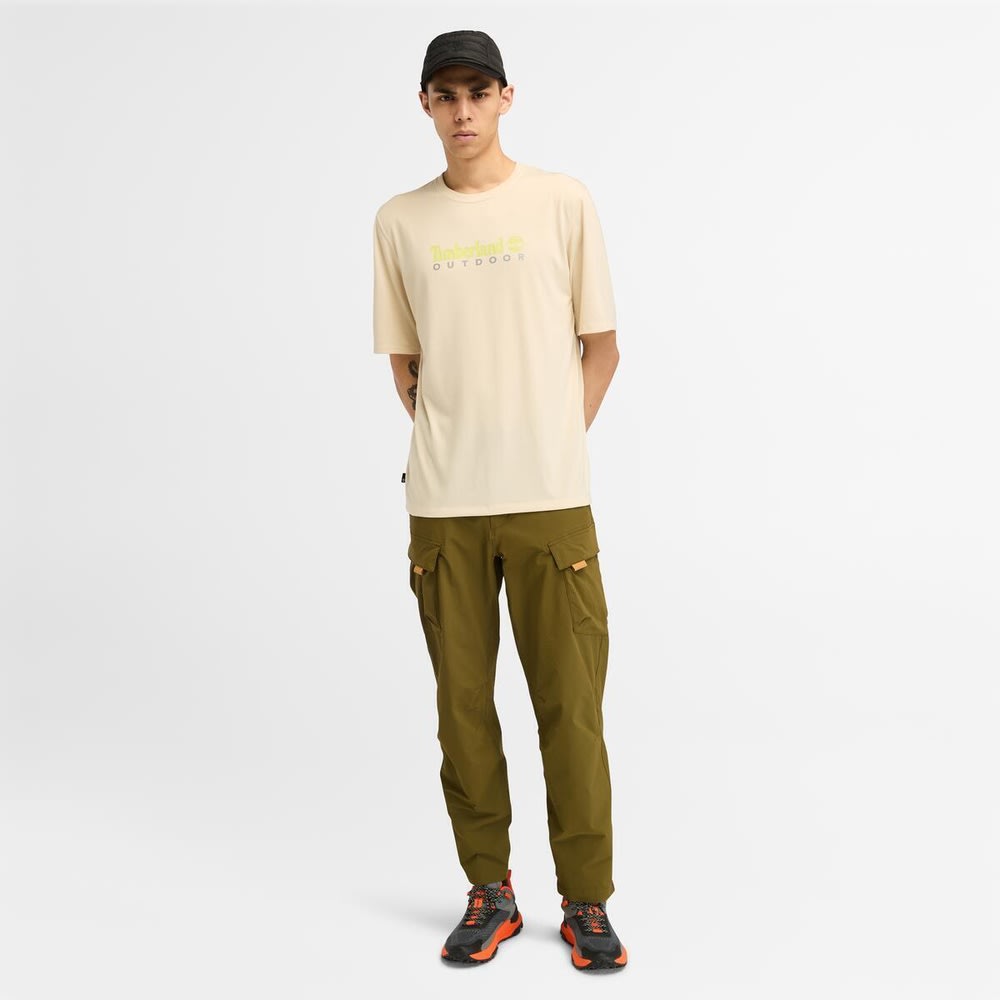 半袖 UV プロテクション アウトドア グラフィック Tシャツ メンズ image number 1