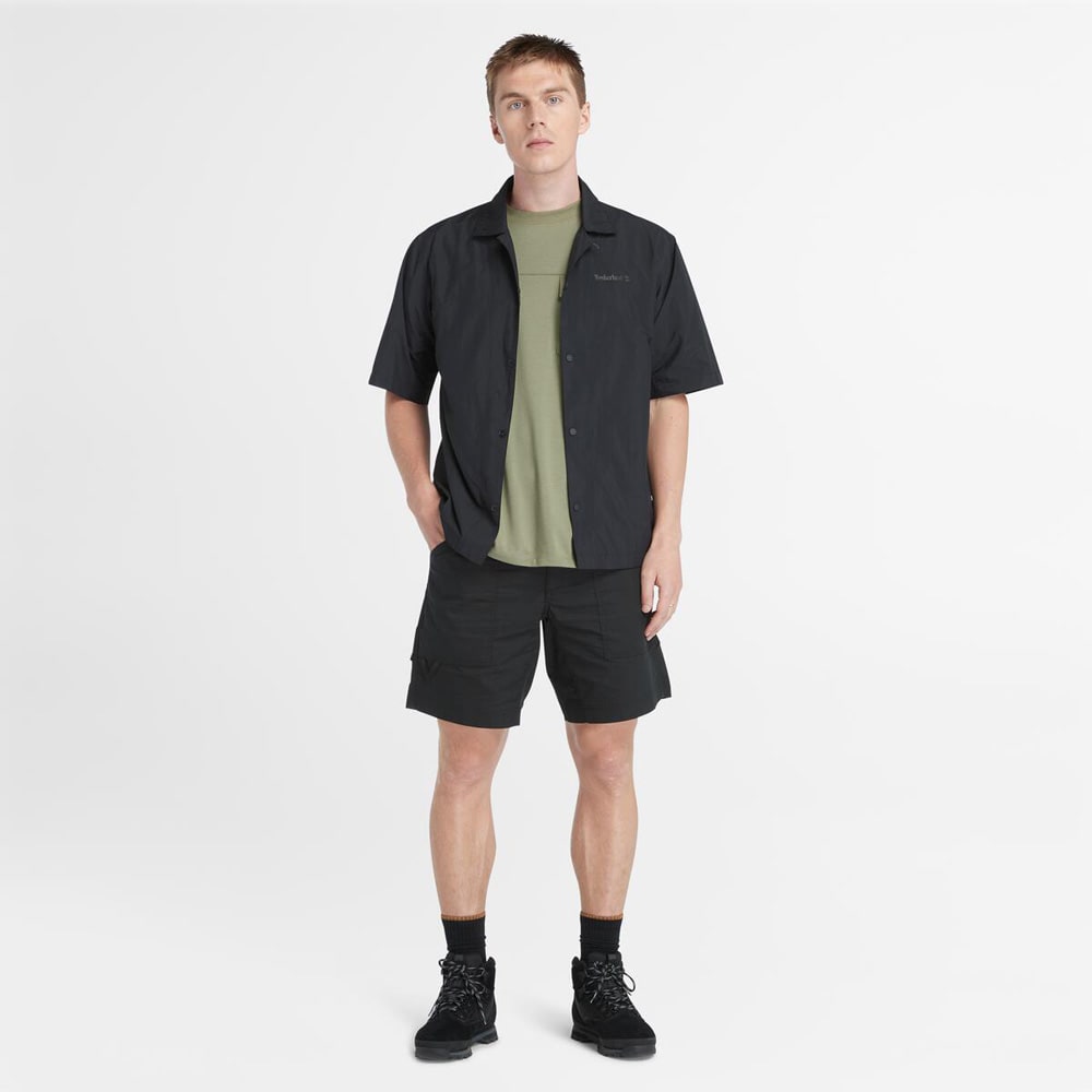 長袖 リップストップ オーバーシャツ メンズ image number 1