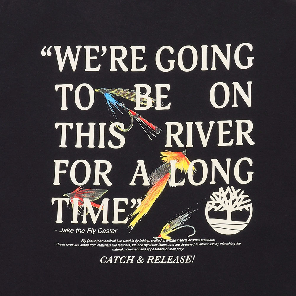 キャッチ＆リリース グラフィック 半袖 Tシャツ ユニセックス image number 6