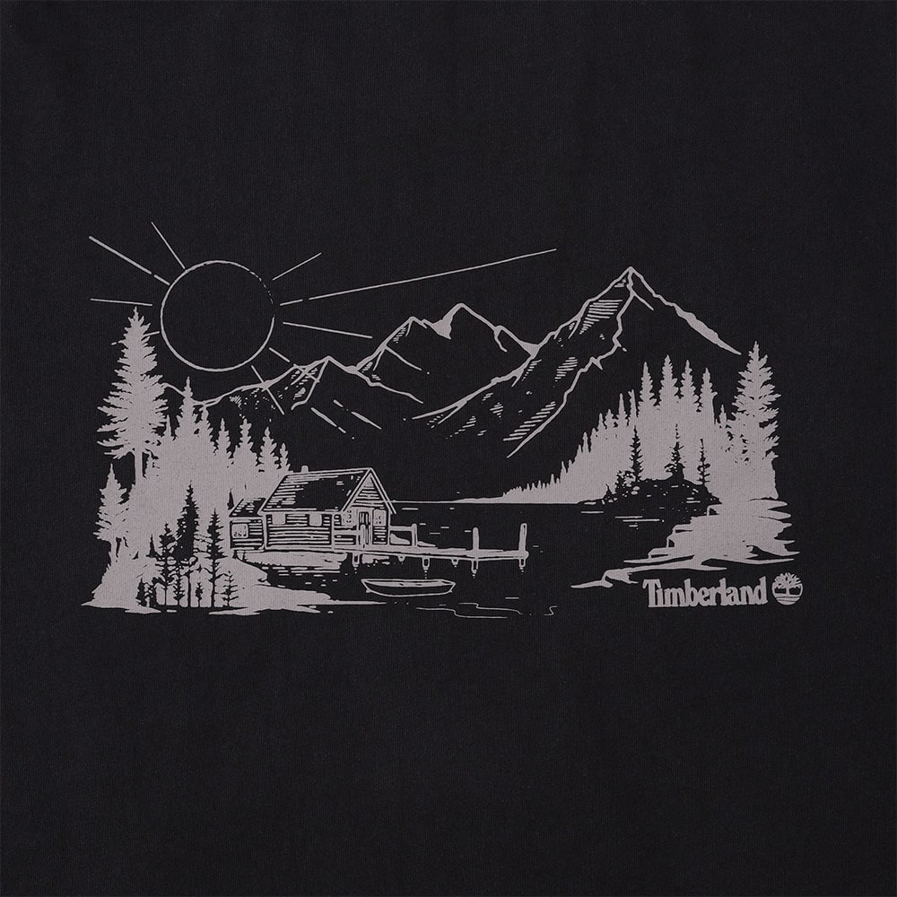 レイク ハウス バック グラフィック 半袖 Tシャツ ユニセックス image number 7