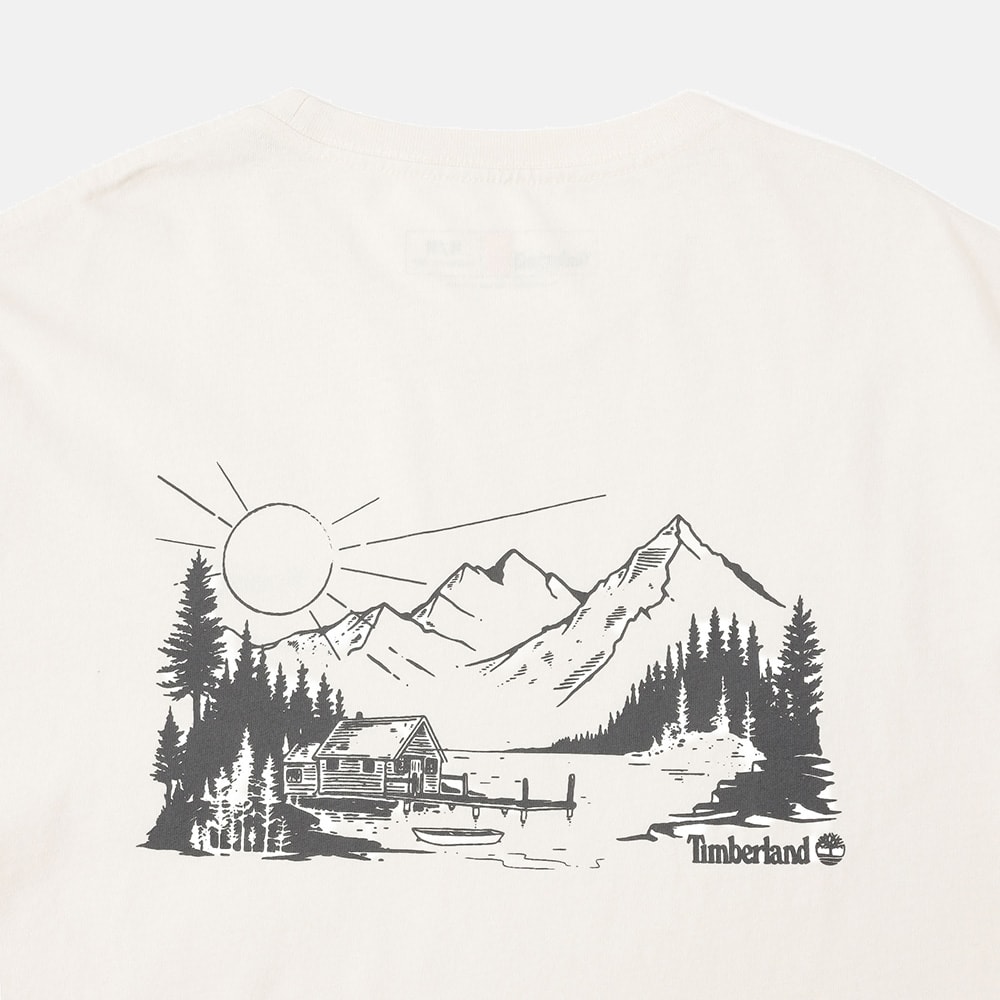 レイク ハウス バック グラフィック 半袖 Tシャツ ユニセックス image number 3