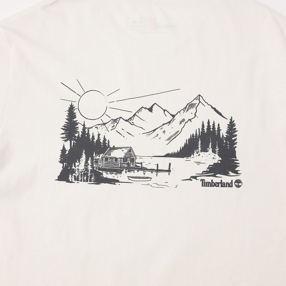 レイク ハウス バック グラフィック 半袖 Tシャツ ユニセックス image number 7