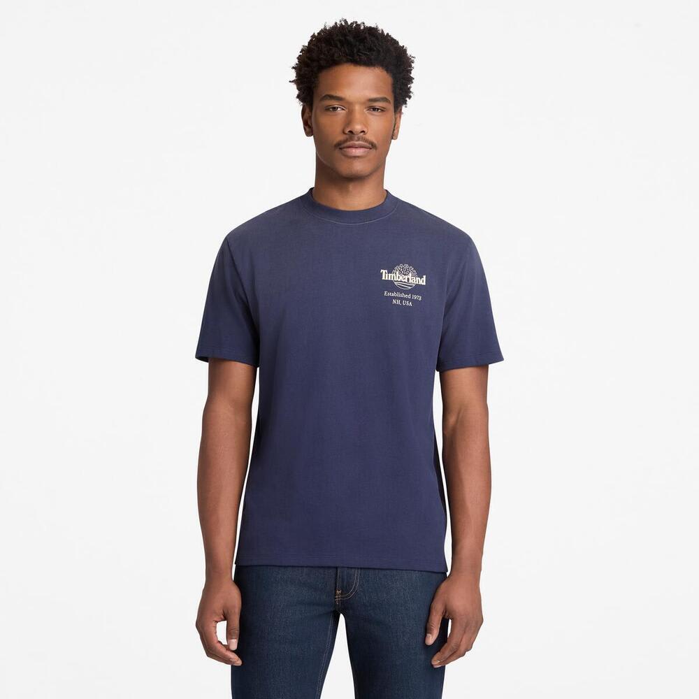 バック ツリーロゴ グラフィック 半袖 Tシャツ メンズ image number 1