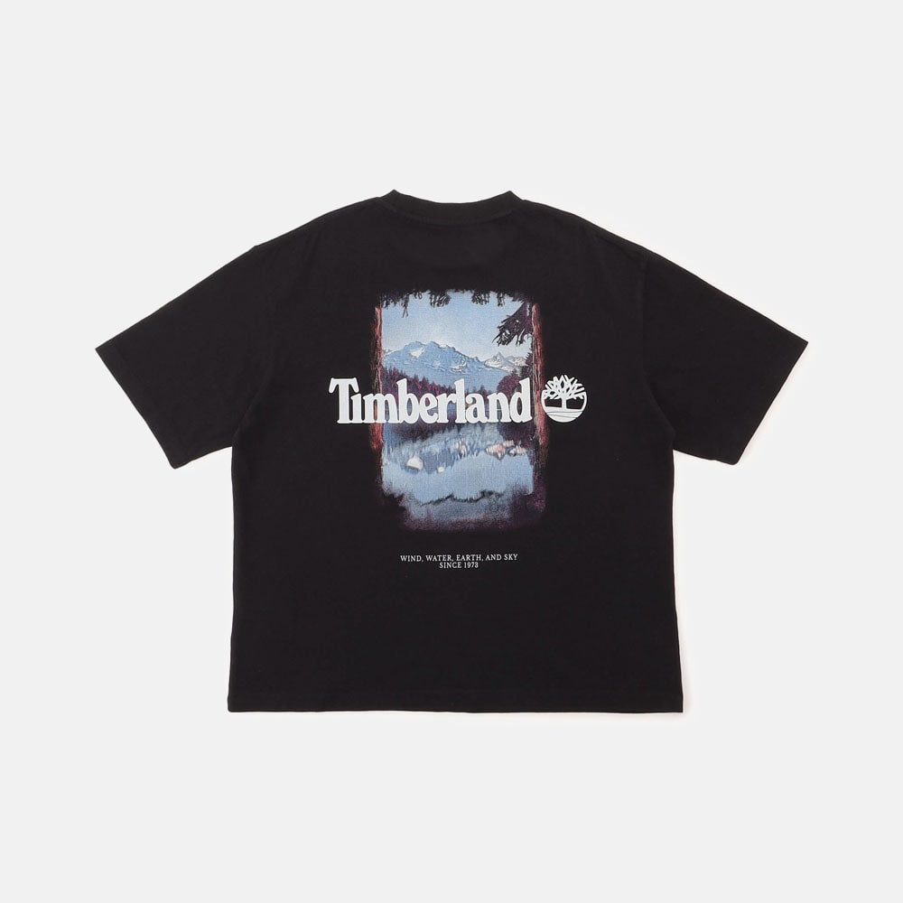 アウトドア フォト バック グラフィック 半袖 Tシャツ ユニセックス image number 1