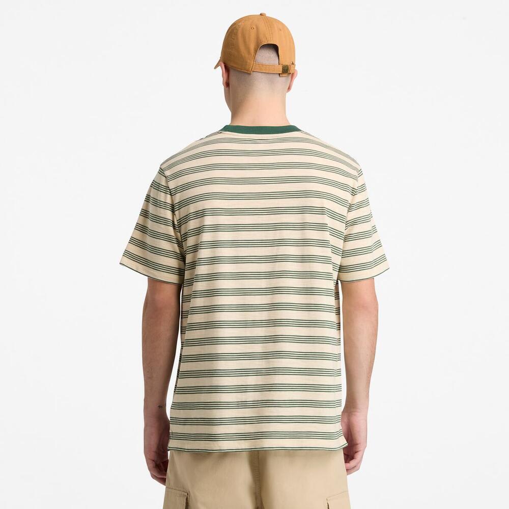 ストライプ 半袖 Tシャツ メンズ image number 4