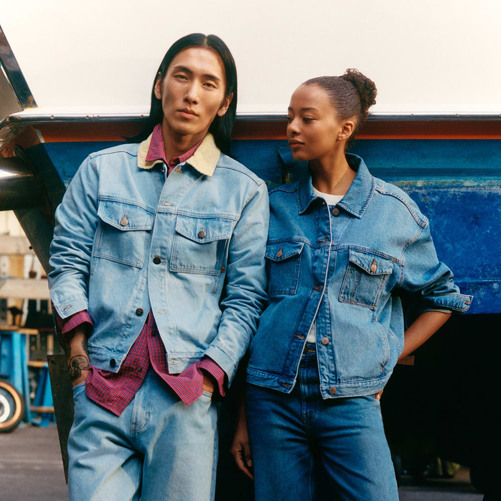 コーデュロイ カラード デニム ジャケット ユニセックス image number 2