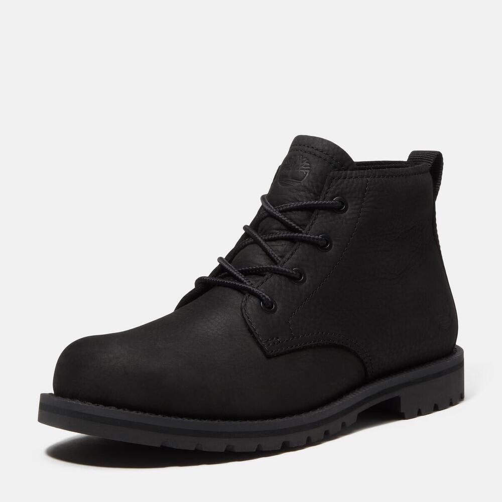 Timberland チャッカブーツ ブラック メンズ レッドウッド フォールズ エッセンシャル ウォータープルーフ チャッカ