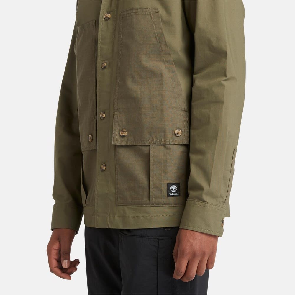 ユーティリティ ミックス メディア オーバーシャツ メンズ image number 2