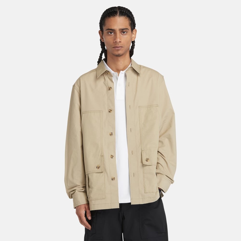 ユーティリティ ミックス メディア オーバーシャツ メンズ image number 0