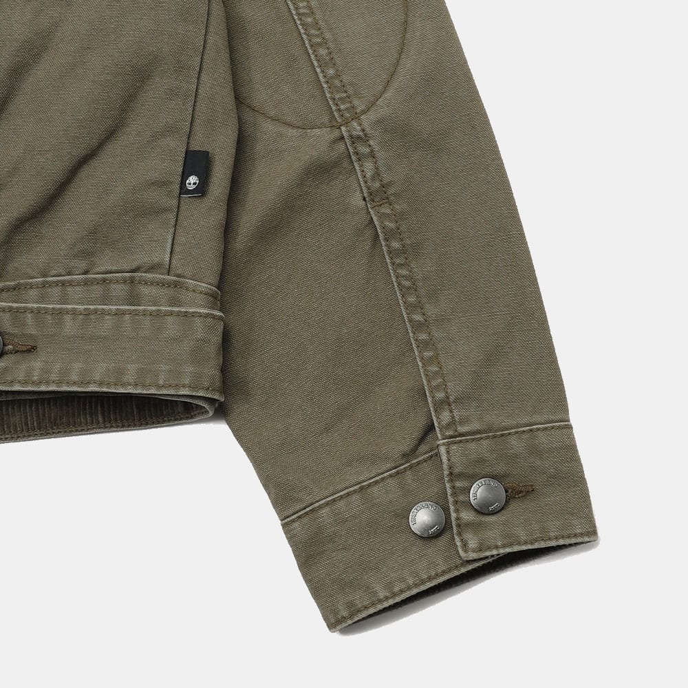 ウォッシュド キャンバス ジャケット レディース image number 6