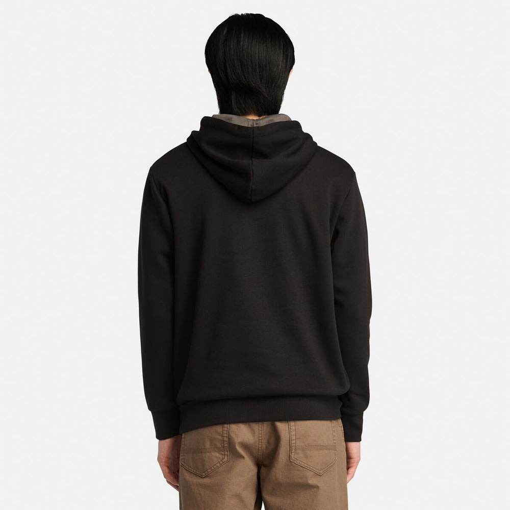 オイスター リバー チェスト ロゴ ブラッシュバック フーディー メンズ image number 2