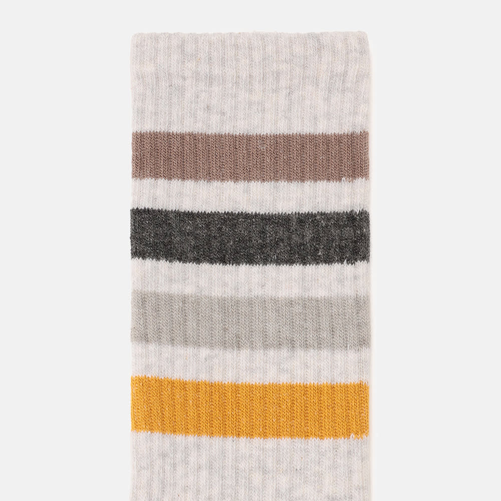 2ペア クアッド ストライプ クルー ソックス メンズ image number 2