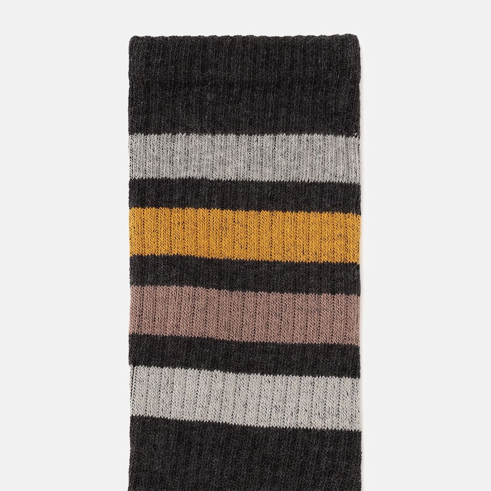 2ペア クアッド ストライプ クルー ソックス メンズ image number 6