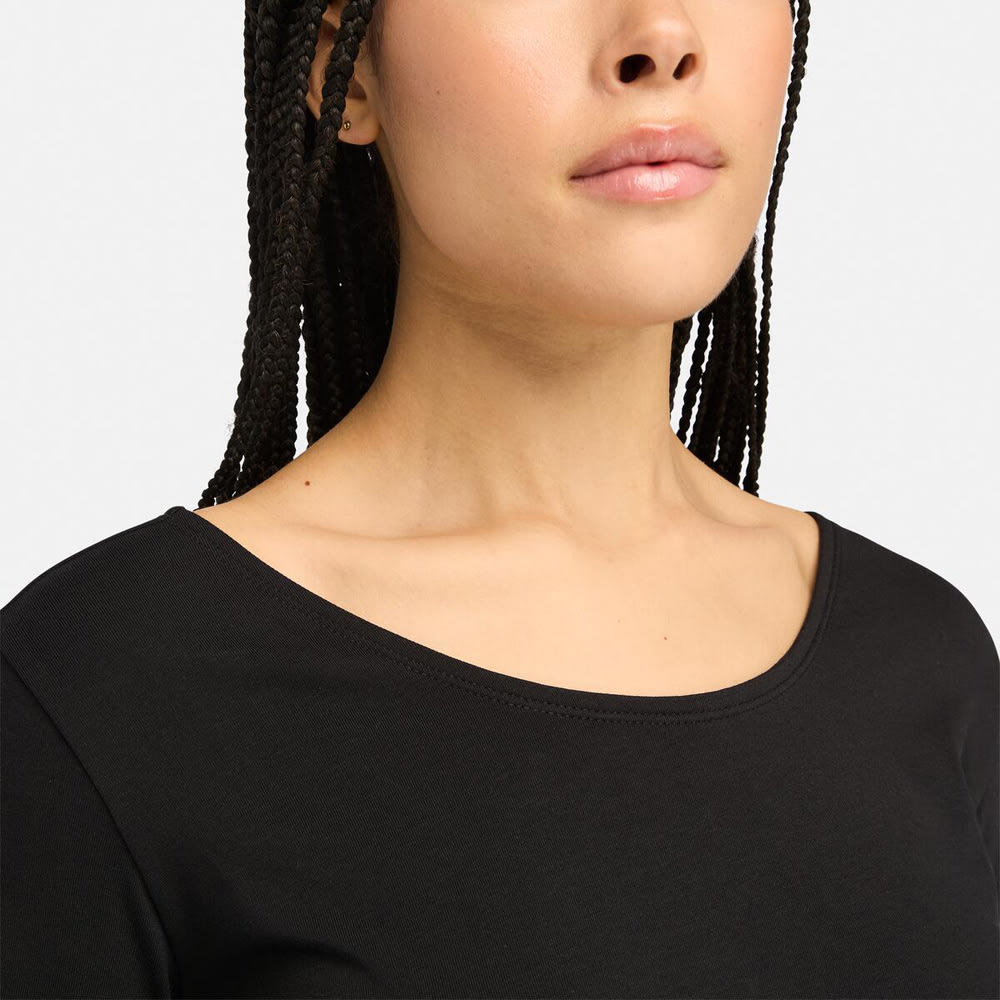 長袖 スリムフィット Tシャツ レディース image number 2