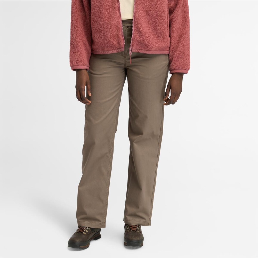 クレアモント クラシック ストレート レッグ チノ パンツ レディース image number 0