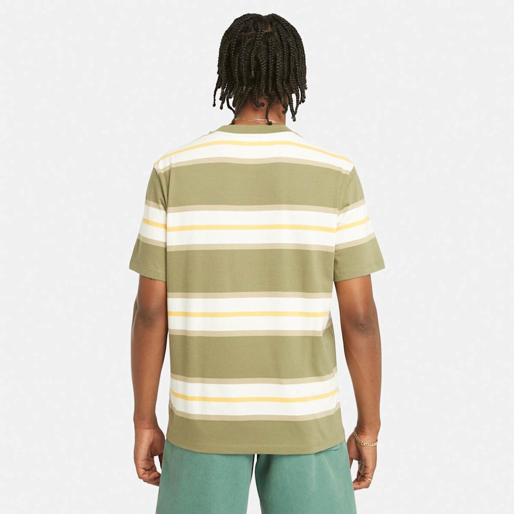 半袖 ストライプ Tシャツ メンズ image number 3