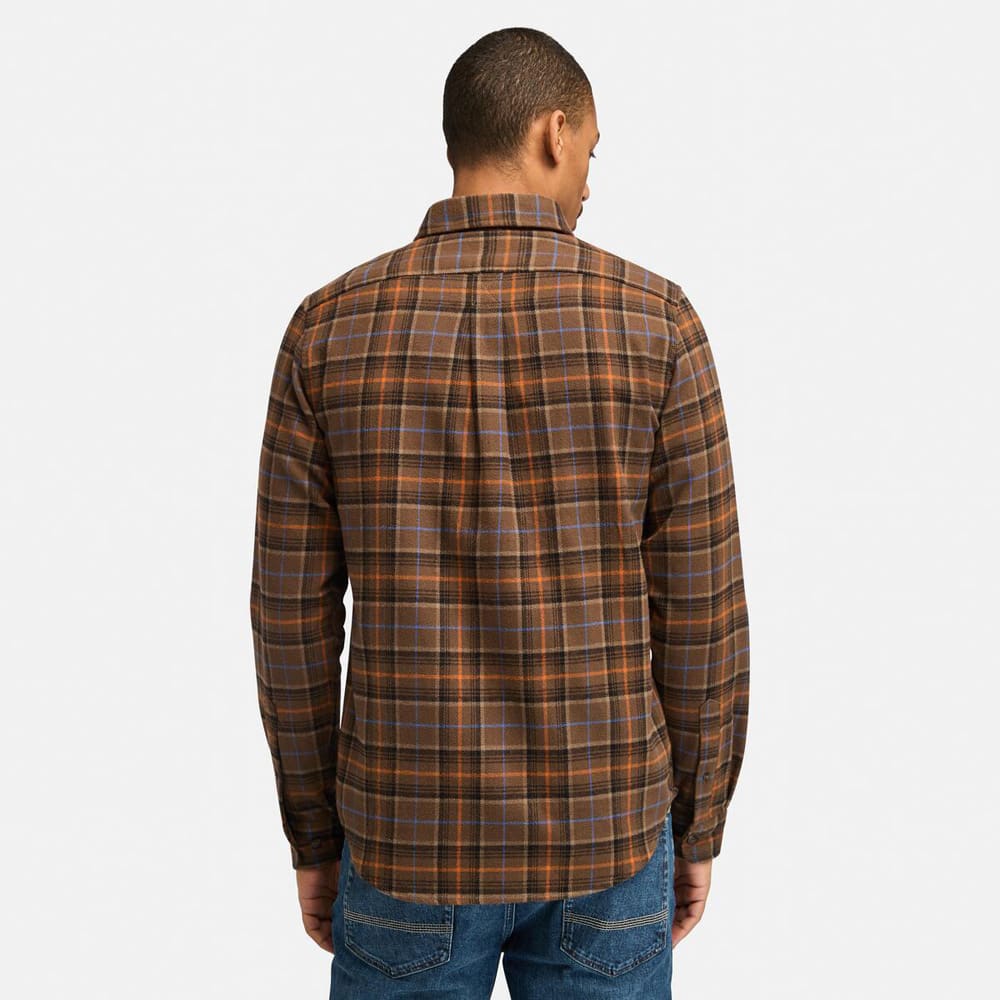 ミッドウェイト フランネル プレイド シャツ メンズ ｜【Timberland