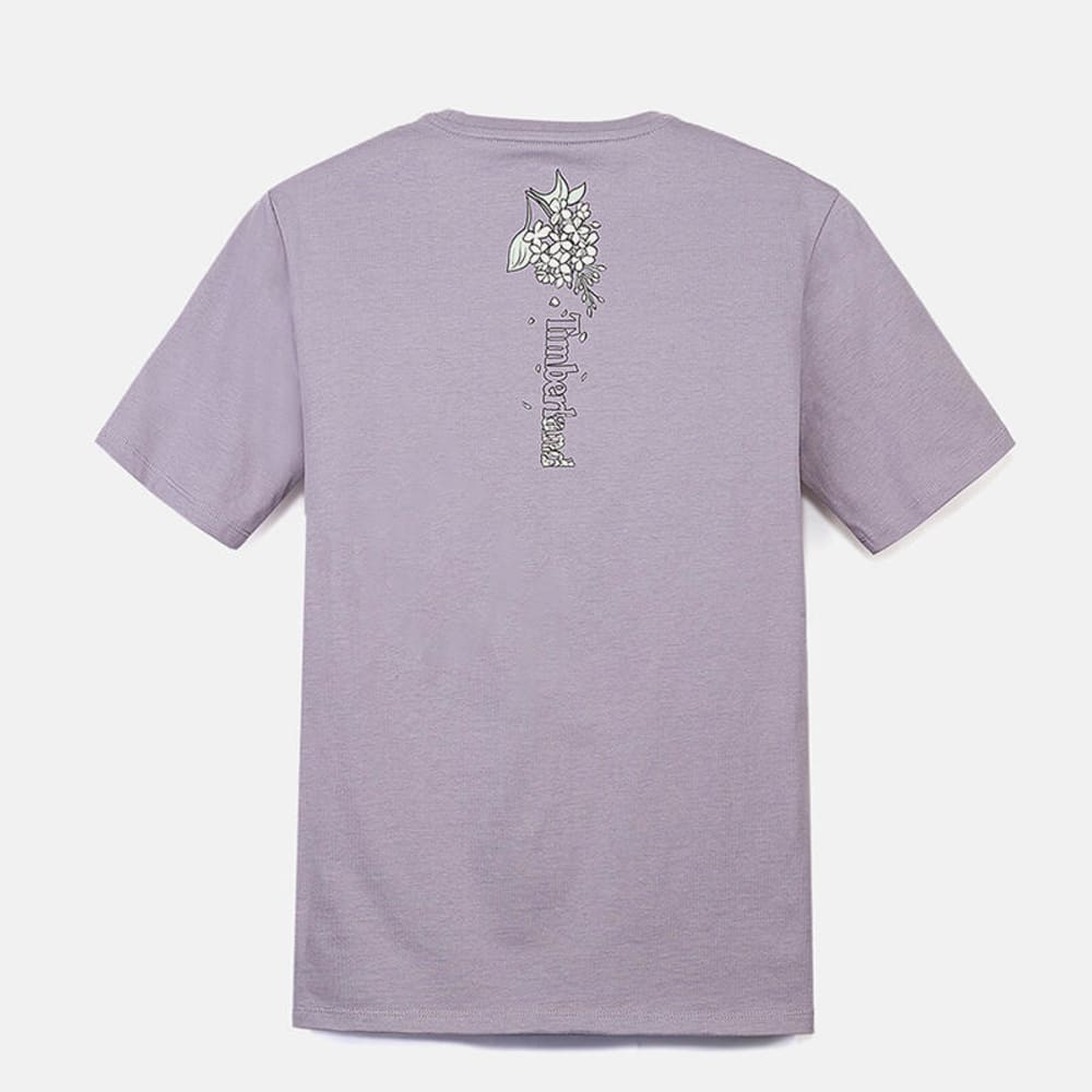 半袖 フロント&バック プリント グラフィック Tシャツ レディース image number 1