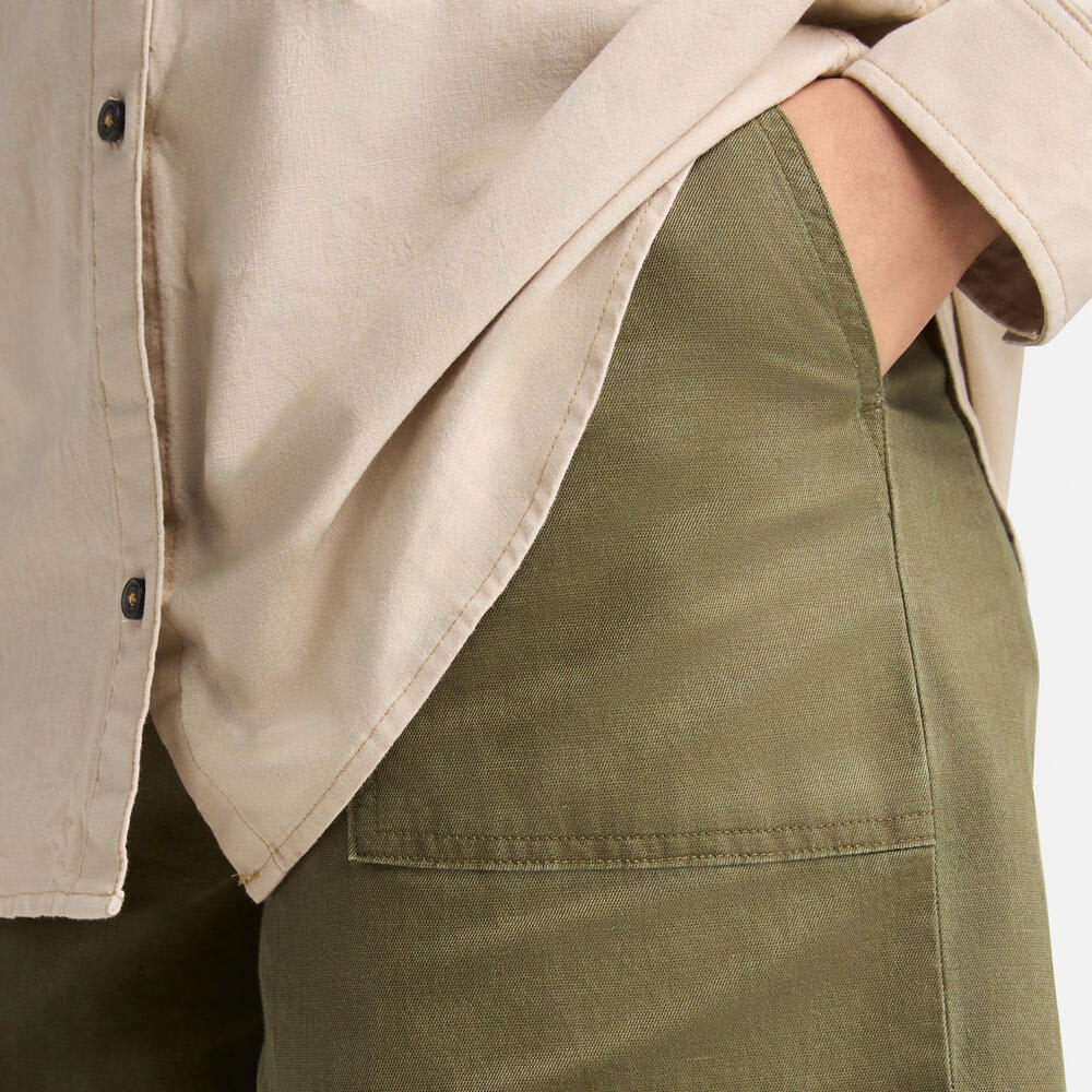 リネン バミューダ レディース image number 3