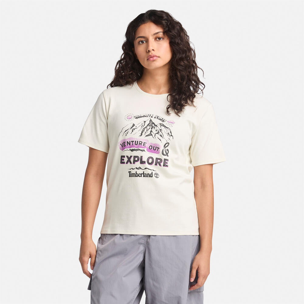 半袖 ティンバーフレッシュ&trade;　フロント グラフィック Tシャツ レディース image number 0