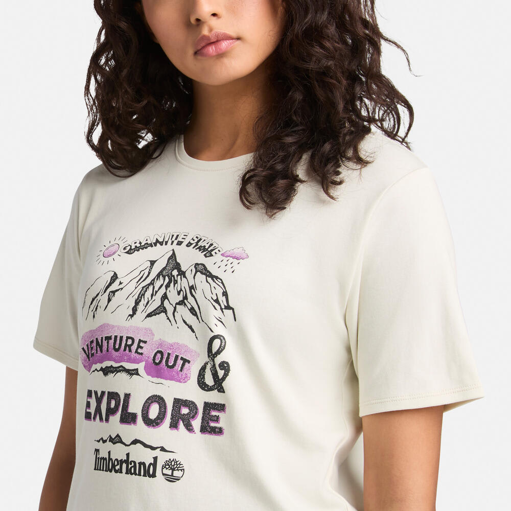 半袖 ティンバーフレッシュ&trade;　フロント グラフィック Tシャツ レディース image number 2