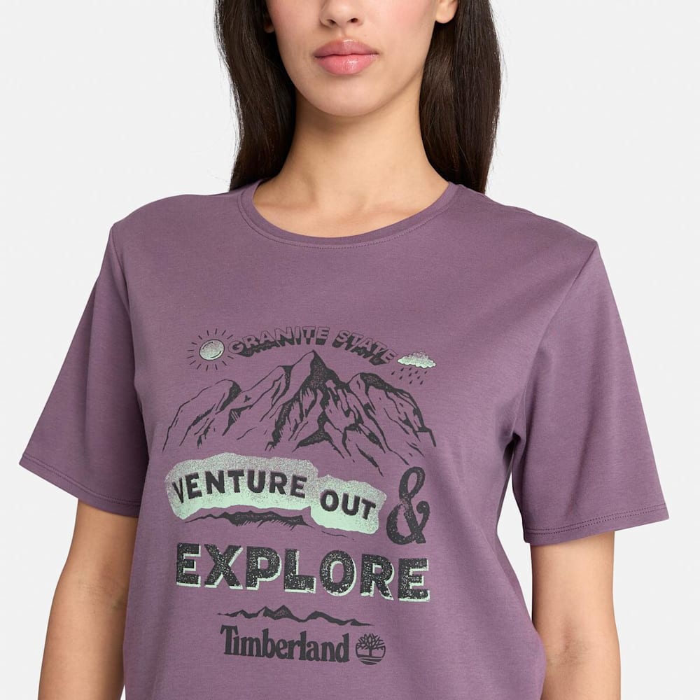 半袖 ティンバーフレッシュ&trade;　フロント グラフィック Tシャツ レディース image number 2