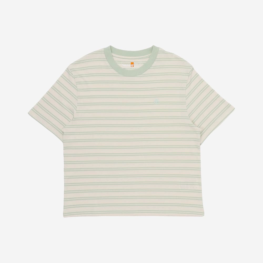 半袖 ストライプ Tシャツ レディース image number 0