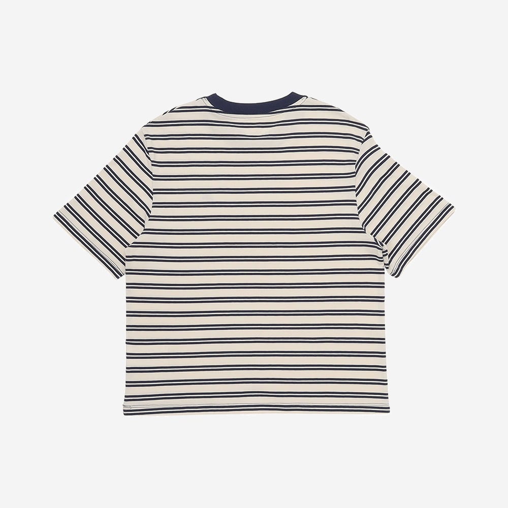 半袖 ストライプ Tシャツ レディース image number 1