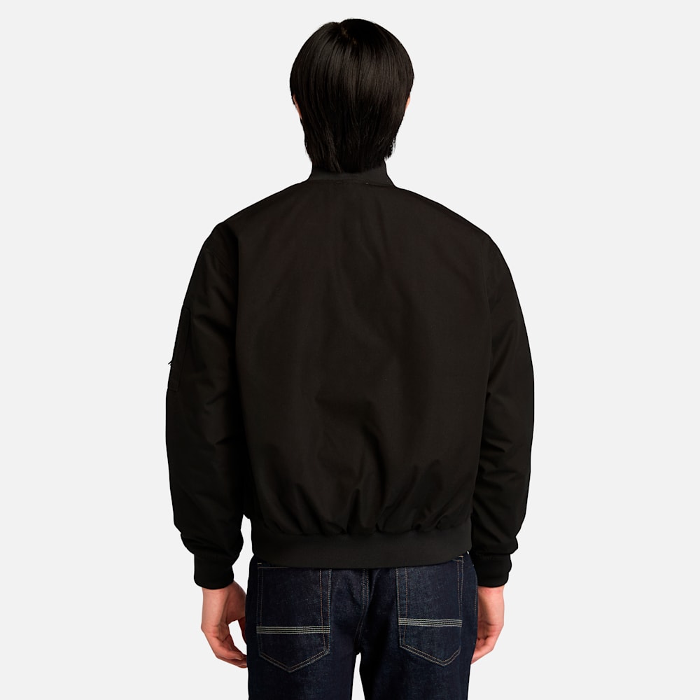 Timberland 本革 ブラック ボンバージャケット L ウォーターレジスタント 3-in-1 ボンバー メンズ ｜【Timberland公式