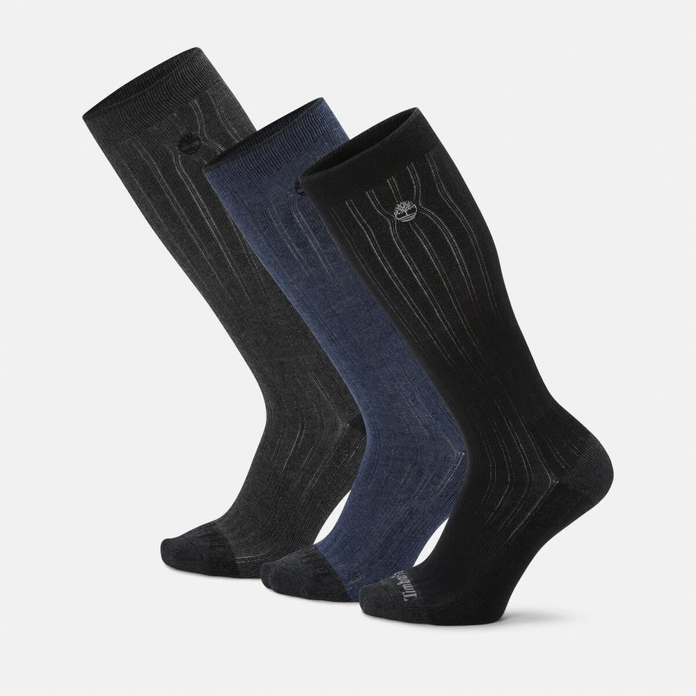 3パック ソリッド ニーハイ ソックス メンズ  image number 0