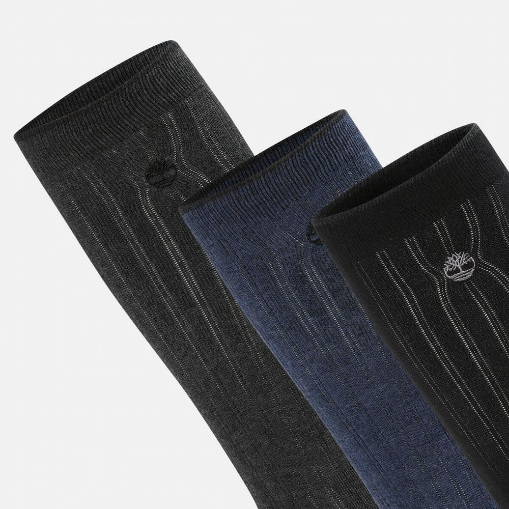 3パック ソリッド ニーハイ ソックス メンズ  image number 2