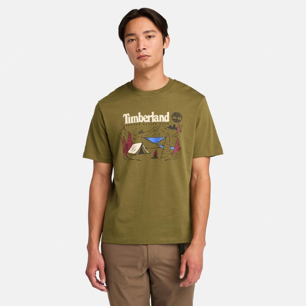 グラフィック 半袖 Tシャツ メンズ image number 5