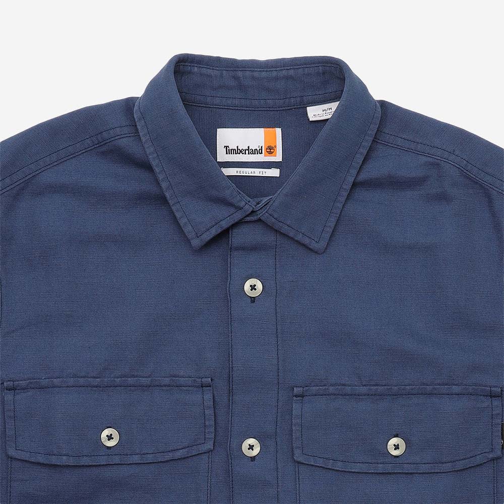 コットン リネン ユーティリティ オーバーシャツ メンズ image number 2