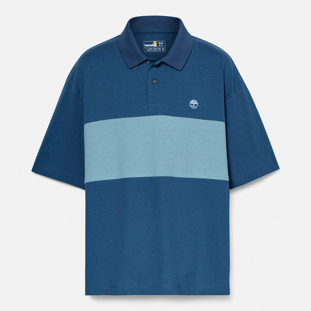 ホロロ 半袖 カラー ブロック ラグビー ポロシャツ メンズ ｜【Timberland公式