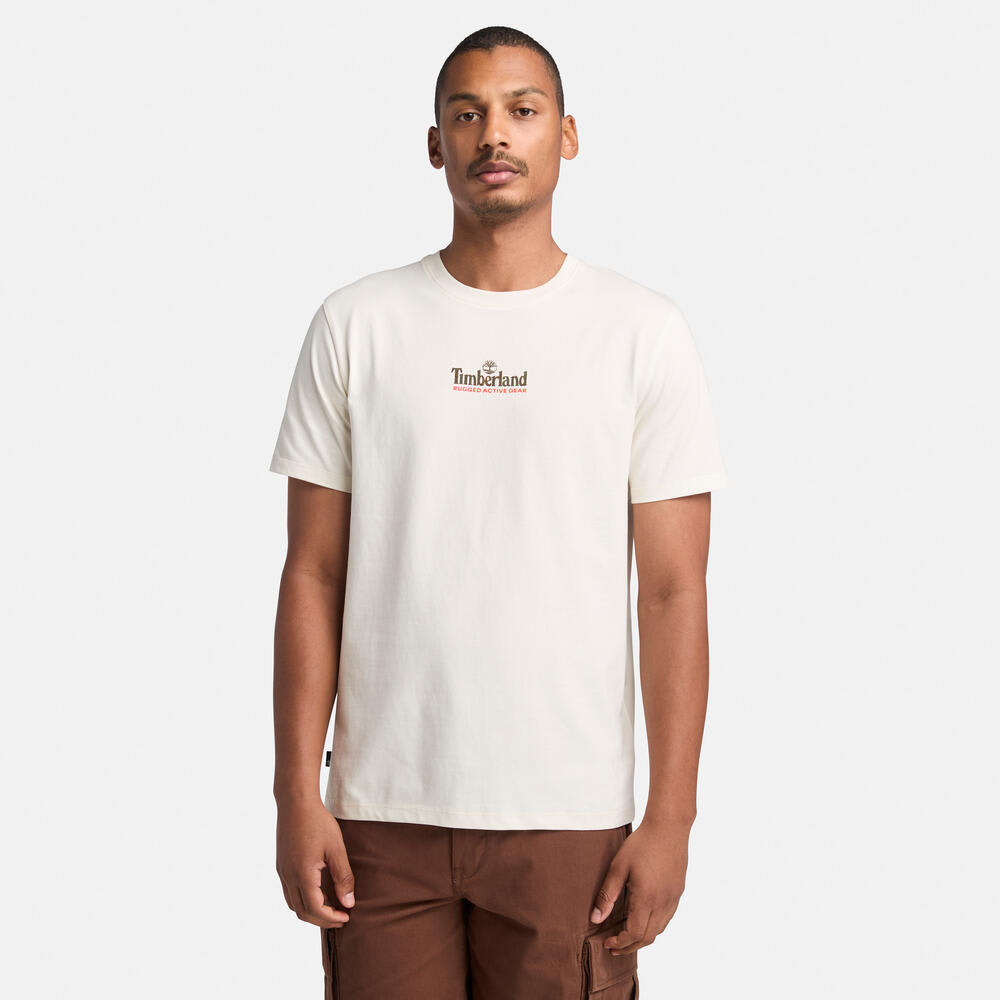 半袖 ウォッシュド バック オン ザ ロード グラフィック Tシャツ