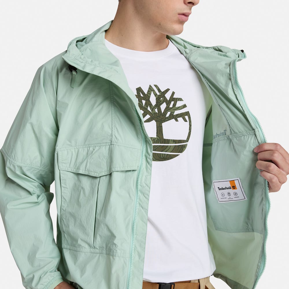 ウィンドプルーフ アンチUV DWR フード ジャケット メンズ